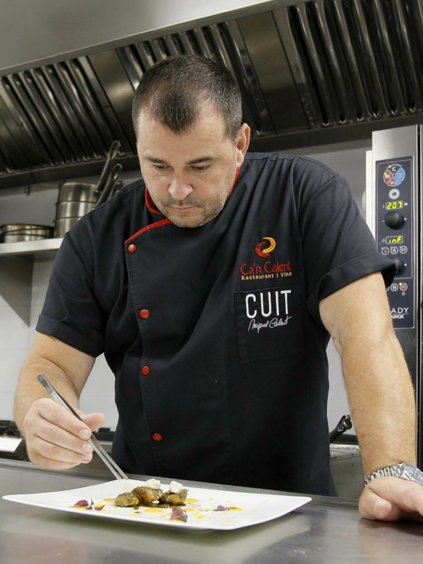 Miquel Calent, chef de Can Calent y Cuit (Mallorca). Miembro de Chefsin.