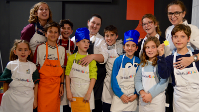 Marga Coll con los Chefs(in)Kids!
