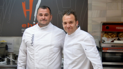 Aprendiendo a cocinar con Miquel Calent y Tomeu Martí