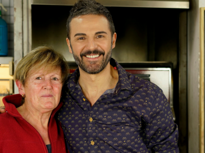 a4manos con Santi Taura (hijo) y Magdalena Pol (madre)