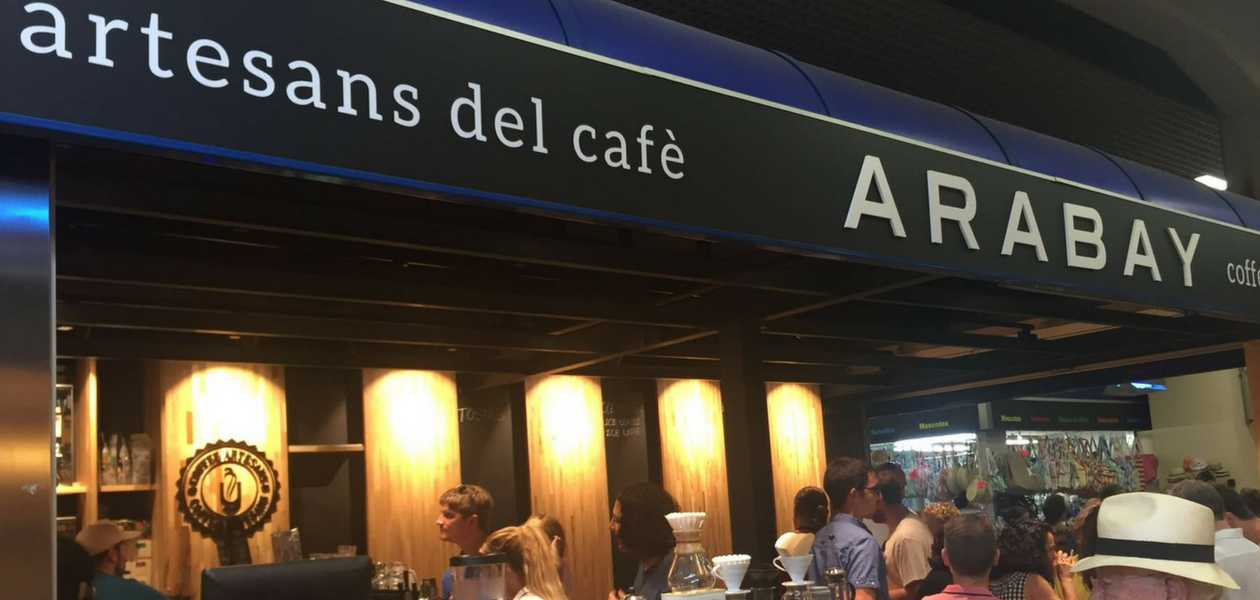 Arabay Coffee en el Mercat de l'Olivar