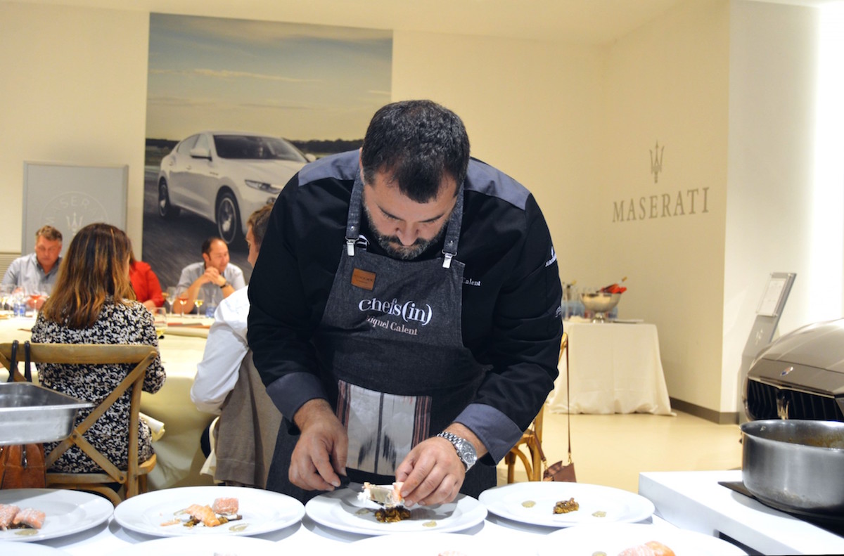 Hidden Kitchen by Chefsin con Miquel Calent en Autovidal - Maserati