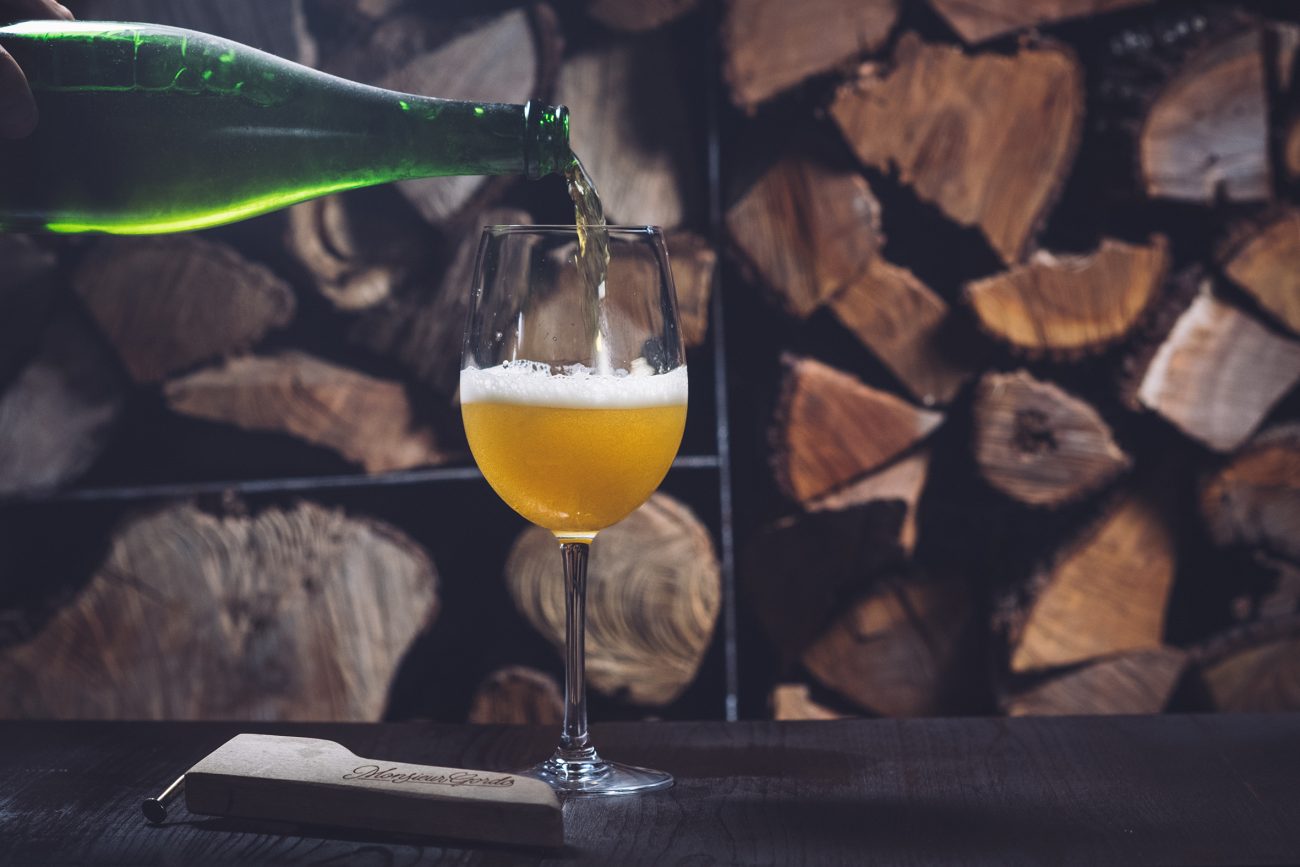 Cerveza artesanal de Brut restaurante