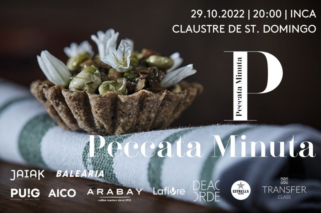 ¡Últimas entradas disponibles a precio reducido!
Sábado 29 de octubre, a las 20 horas.
Una edición muy especial del Peccata Minuta Edición Limitada en Mallorca. ¡No te pierdas la oportunidad! Plazas limitadas.
