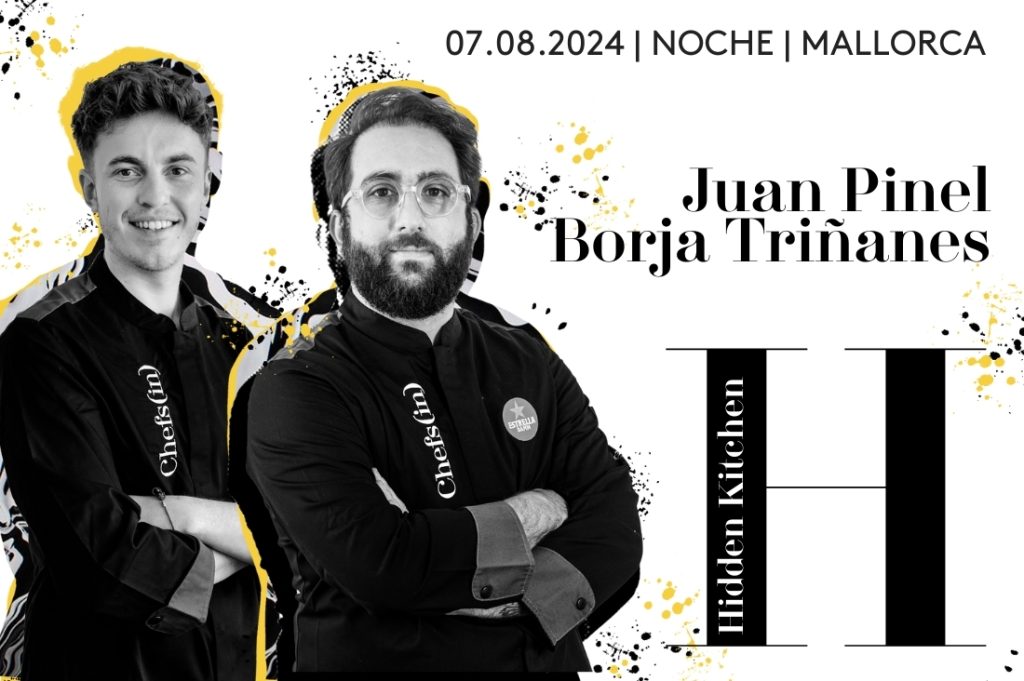 En algún lugar de MALLORCA.

Importante: se trata de un menú degustación en un lugar que no es un restaurante y maridado con vinos u otras bebidas alcohólicas. Si tienes alergias o intolerancias severas no te recomendamos este evento.



Somewhere in MALLORCA.

Important: this is a tasting menu paired with different wines or alcoholic drinks in a non-restaurant setting. If you have allergies or severe intolerances, we do not recommend this event.