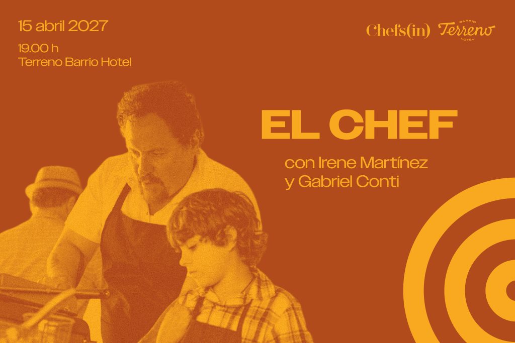 Este evento forma parte del 1er Festival Cine&Cena by Chefs(in). Si quieres abonarte al festival completo, con importantes descuentos, accede directamente al ABONO DE TEMPORADA.

Cine y cena. Una combinación que siempre es un éxito, pero a la manera Chefs(in) y de la mano de Terreno Barrio Hotel. Veremos en pantalla grande 