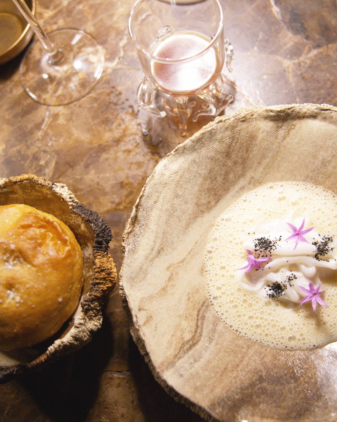 Ave de corral / Calamar / Caviar